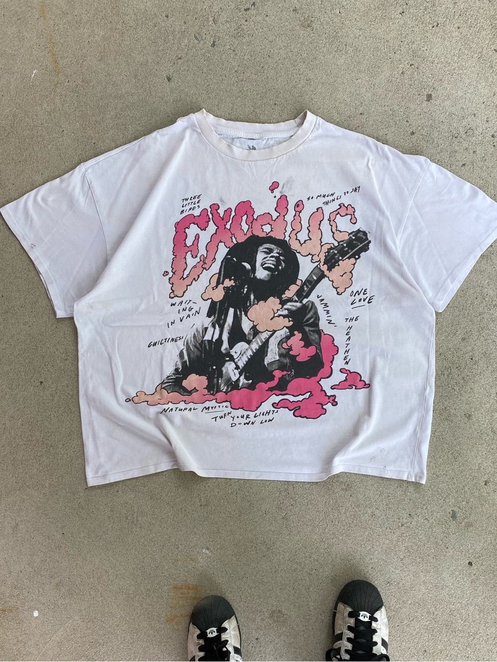 Retro Bob Marley Raggae Band Tee Shirt